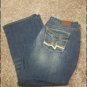 Maurices premium med wash bootcut jeans 11/12 XS